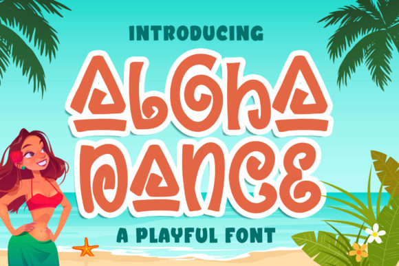 Aloha Dance: A Playful Font for Editorial Design