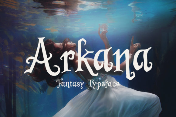Arkana Font: A Whimsical Display Font for Creative Makers