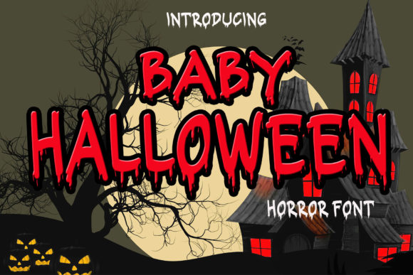 Baby Halloween: A Dramatic Display Font for Halloween Magic