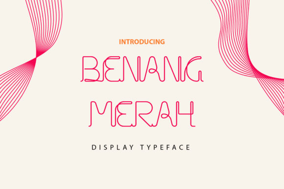 Benang Merah: A Display Font That Elevates Your Brand