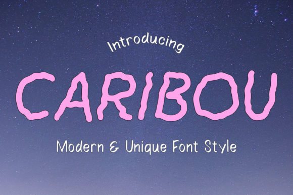 Caribou Font for a Playful and Professional Brand Look