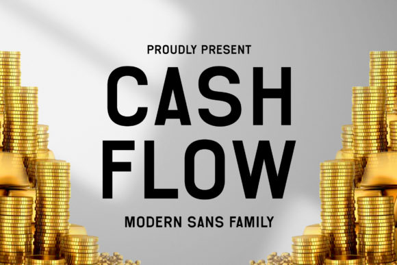 Cashflow Display Font for Editorial Design