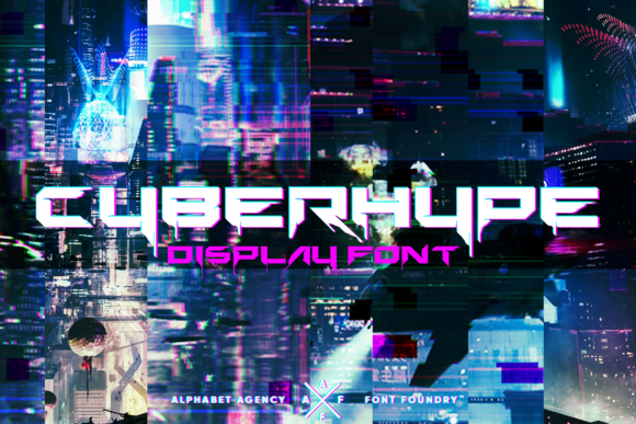 Cyberhype Font for Bold Digital Branding