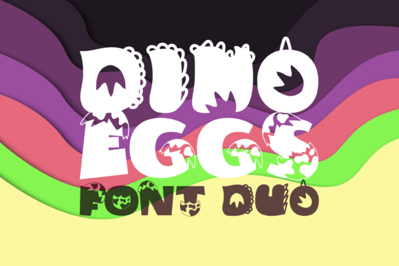 Dino Eggs Duo Font Review and Download