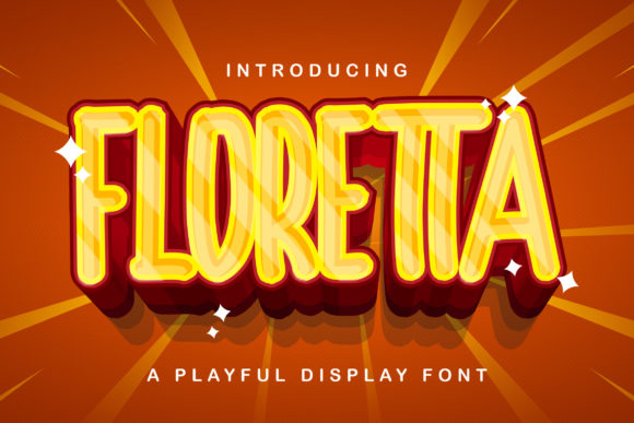 Floretta Font: A Playful Display Font for Creative Projects