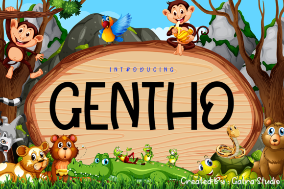 Gentho Font for Modern Campaigns and Eye-Catching Designs