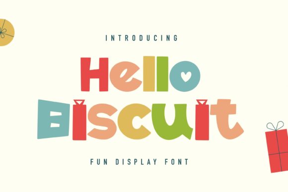 Hello Biscuit: A Friendly Display Font for Bold Visuals