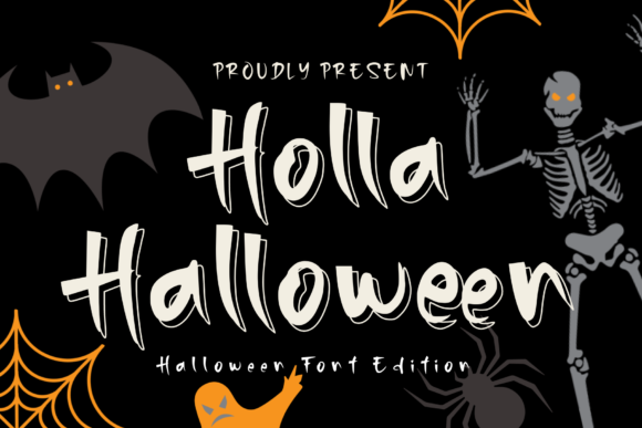 Holla Halloween Font for Creative Branding and Design Projects