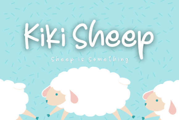 Kiki Sheep Font for Whimsical Editorial Design