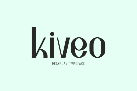 Kiveo Font for Modern Branding and Display Needs