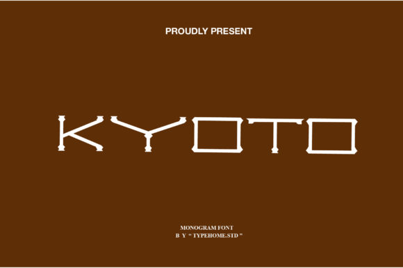 Kyoto Monogram: A Versatile Display Font for Modern Editorial Design