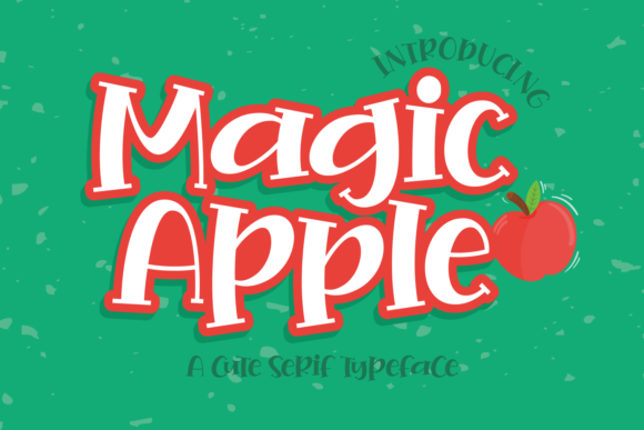 Magic Apple: A Jolly Display Font for Creative Makers