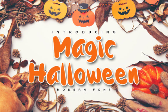 Magic Halloween Font for Creative Editorial Design