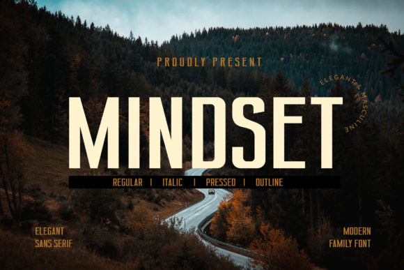 Mindset Font for Handmade Creations