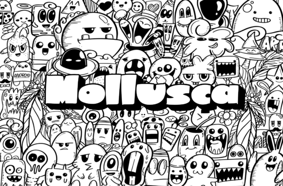 Mollusca Trio Display Font for Eye-Catching Designs