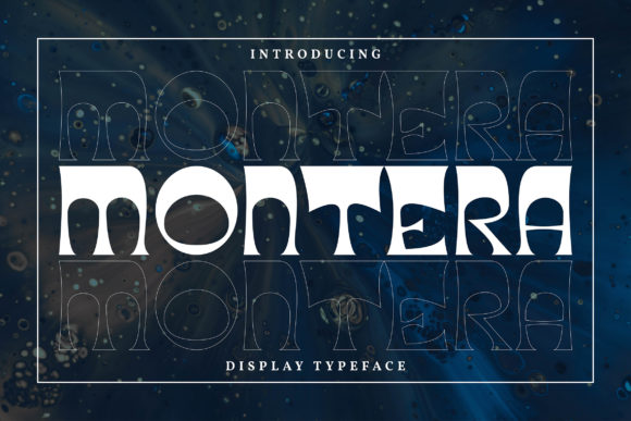 Montera: A Whimsical Display Font for Creative Projects