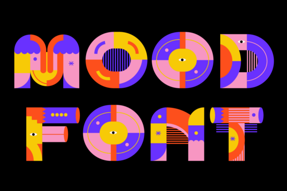 Mood: A Bold Display Font for Creative Product Design