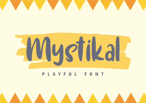 Mystikal Font: A Playful Display Font for Creative Projects