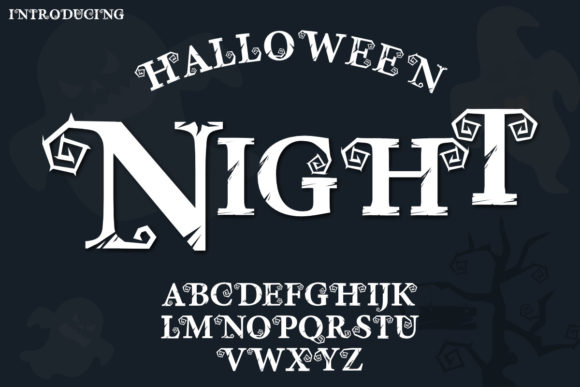 Night Halloween: A Bold Font for Spooky Creations
