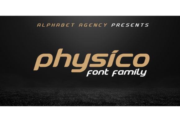 Physico: A Modern Display Font for Creative Branding