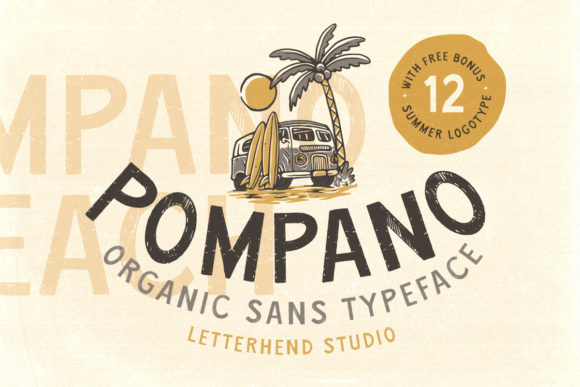 Pompano Font for Eye-Catching Campaign Designs