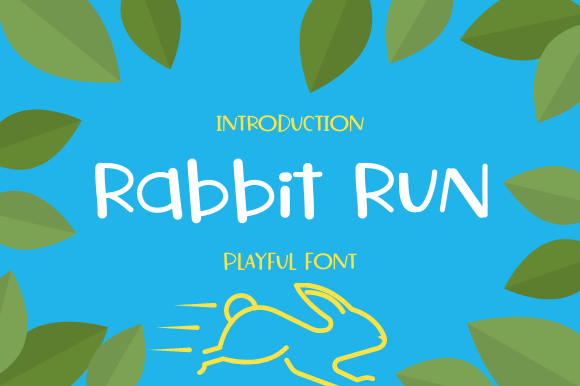 Rabbit Run: A Playful Display Font for Creative Projects