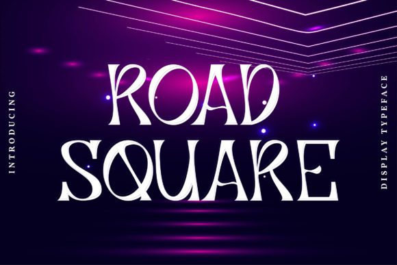Roadsquare Font: A Wavy Display Font for Creative Projects