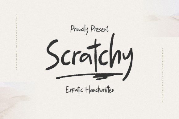 Scratchy: A Vintage Display Font for Bold Brand Campaigns