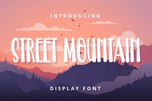 Street Mountain: A Cool Display Font for Modern Branding