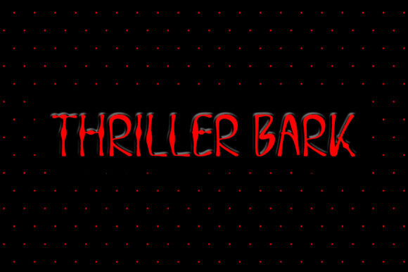 Thriller Bark Font for Spooky Branding and Halloween Design
