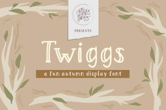 Twiggs: A Whimsical Display Font for Digital Creativity