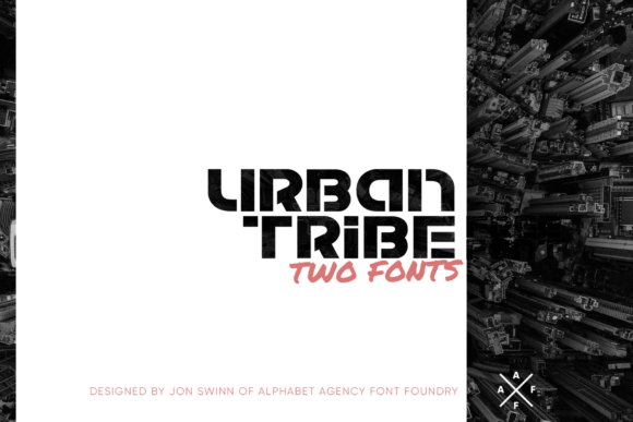 Urban Tribe: A Bold Display Font for Modern Web Design